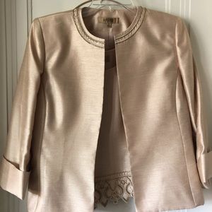 Kasper 3 Piece Suit, Gold Size 8